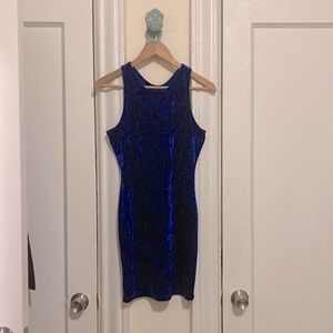 Velvet Blue Dress